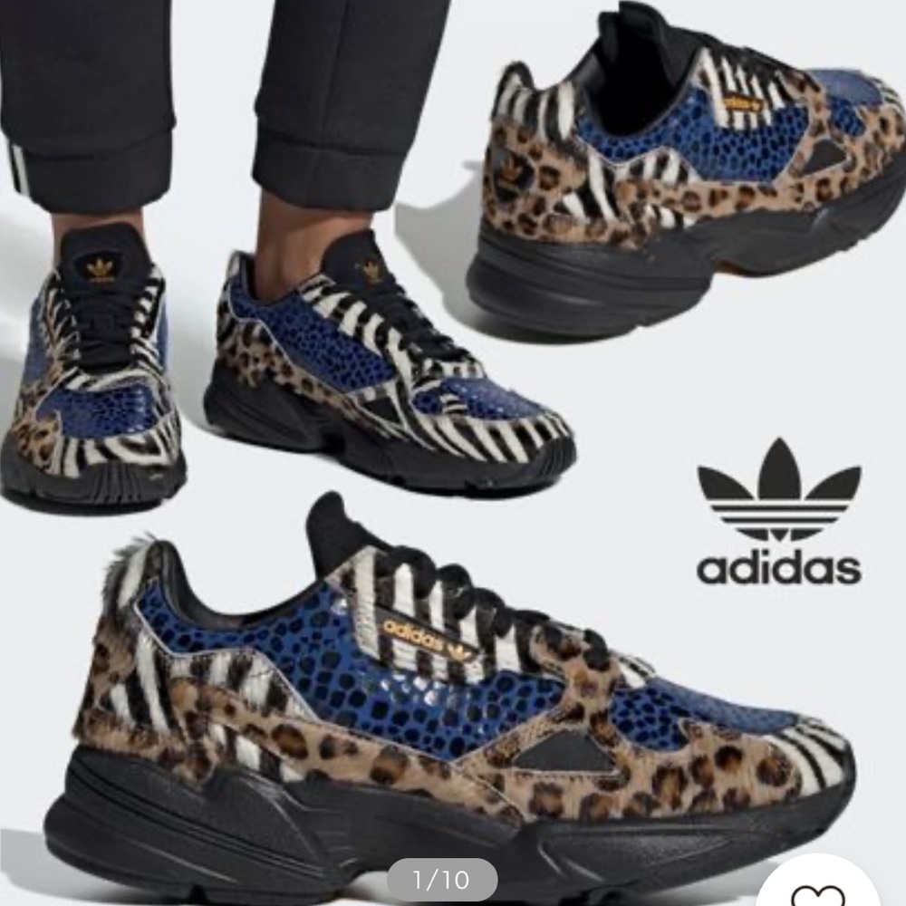 Adidas Falcon Out Loud Animal Print Sneakers